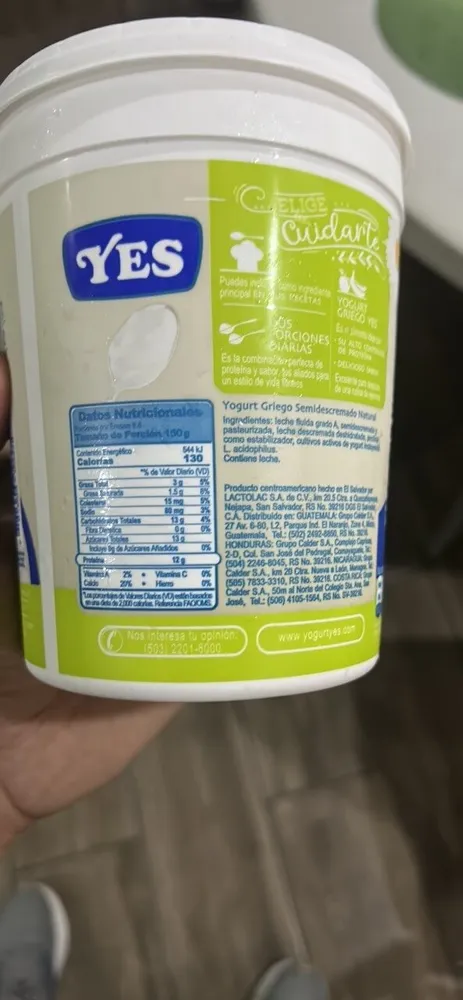 yogurt griego sin azúcar