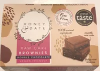 Raw Cake Brownies Double Chocolate