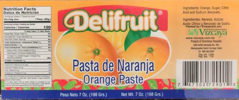 Orange Paste