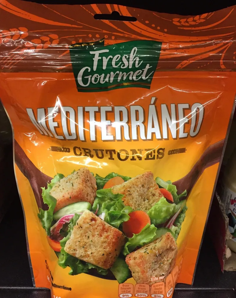 Crutones Fresh Gourmet estilo mediterráneo