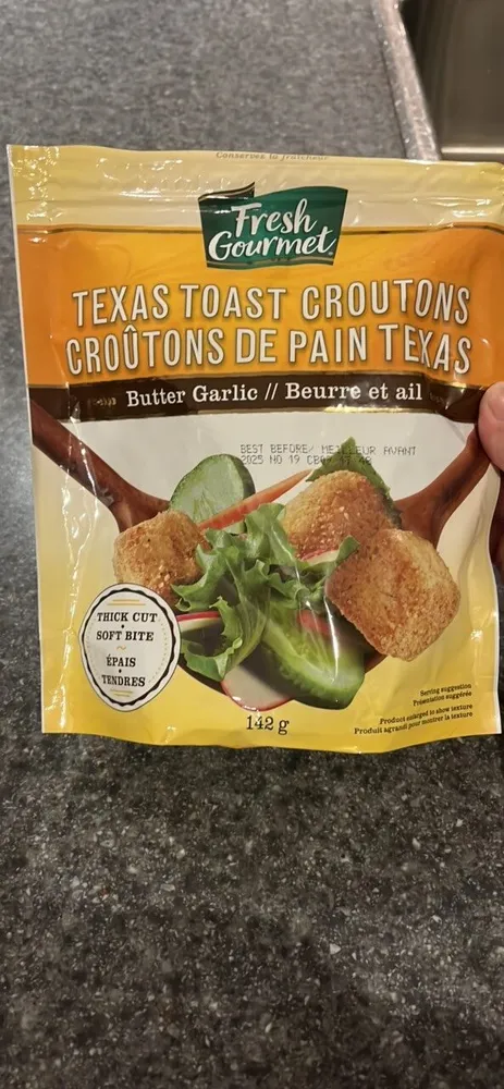 Texas toast croutons
