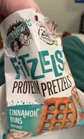 FitZELS Protein Pretzels Cinnamon Buns Seasoned
