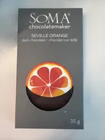 Soma Seville Orange Dark Chocolate Bar
