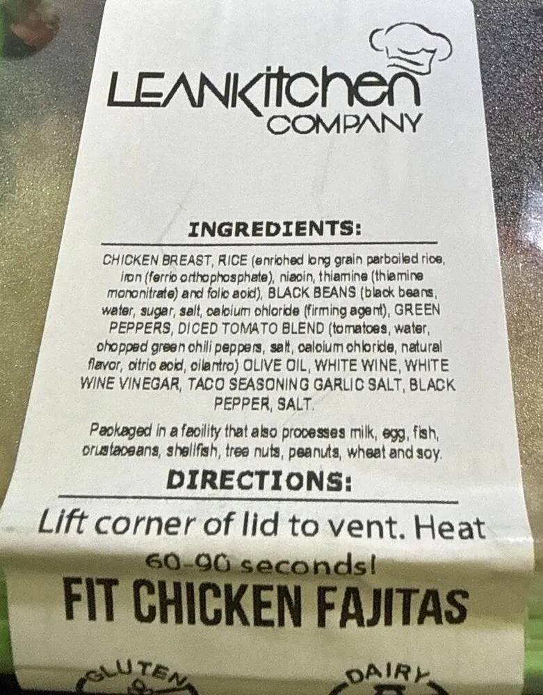 Fit Chicken Fajitas