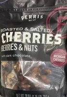 Roasted & Salted Cherries Berries & Nuts with dark chocolate