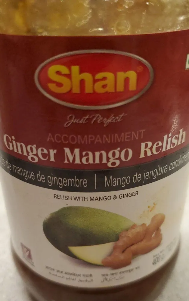 Ginger mango relish