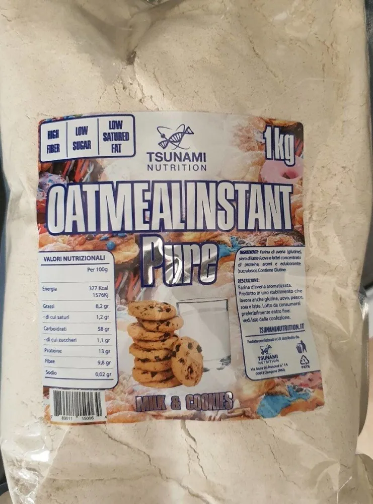Oatmealinstant milk & cookies