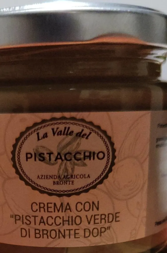 Crema con pistacchio di Bronte DOP