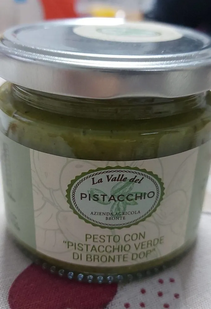 Pesto con pistacchio verde di bronte dop