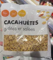 Cacahuètes grillées et salées