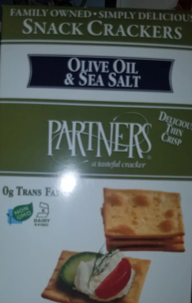 snack crackers Olive Oil & Sea Salt