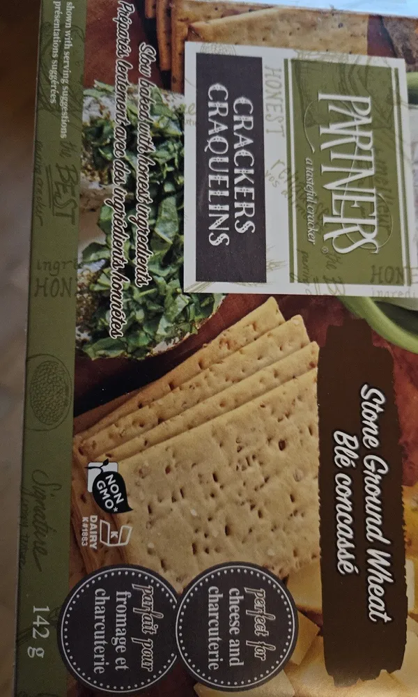 Partners Crackers Stone Ground Wheat