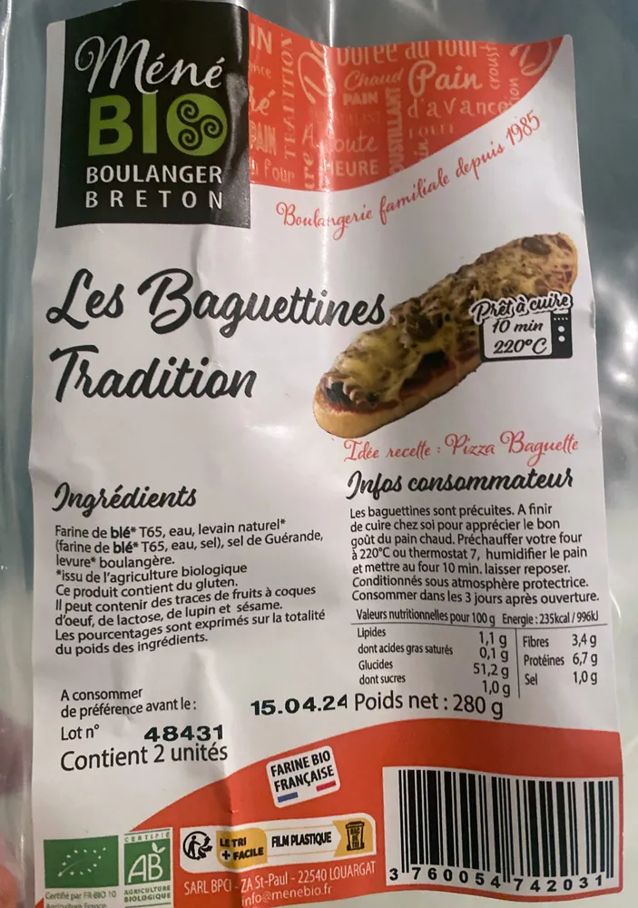 Baguettines Tradition