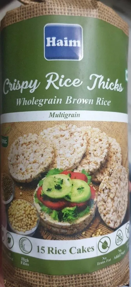 Crispy rice thicks