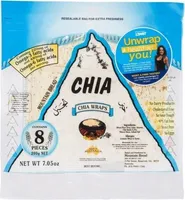 Chia Wraps 8 Pieces 200GM Made In Australia