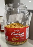 Plantain sweet chips
