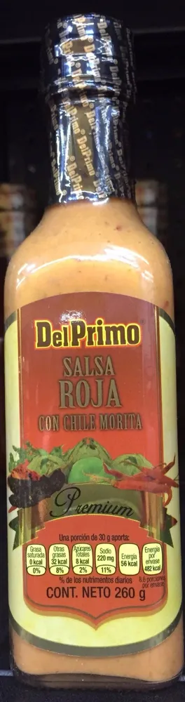 SALSA ROJA CON CHILE MORITA