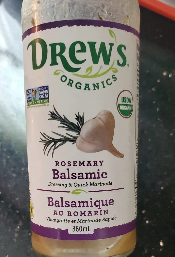 Organic Rosemary Balsamic Dressing & Quick Marinade
