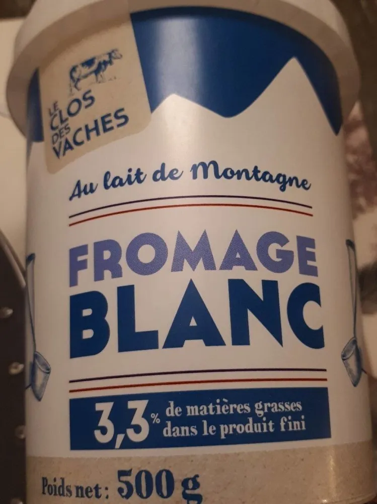 Fromage blanc 3.3% MG