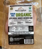 Sugar free organic applewood smoked uncured ham