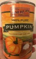 100% pure pumpkin