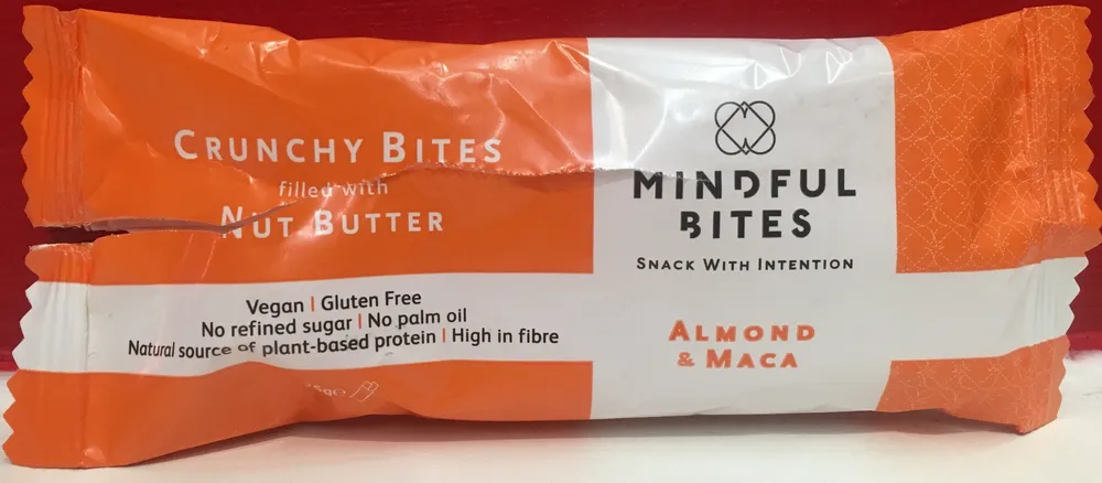 Crunchy Bites filled with Nut Butter - Almond & Maca