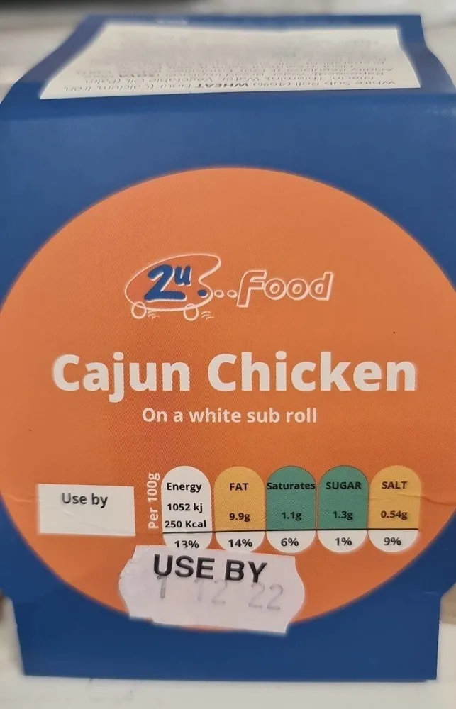 Cajun Chicken Sub
