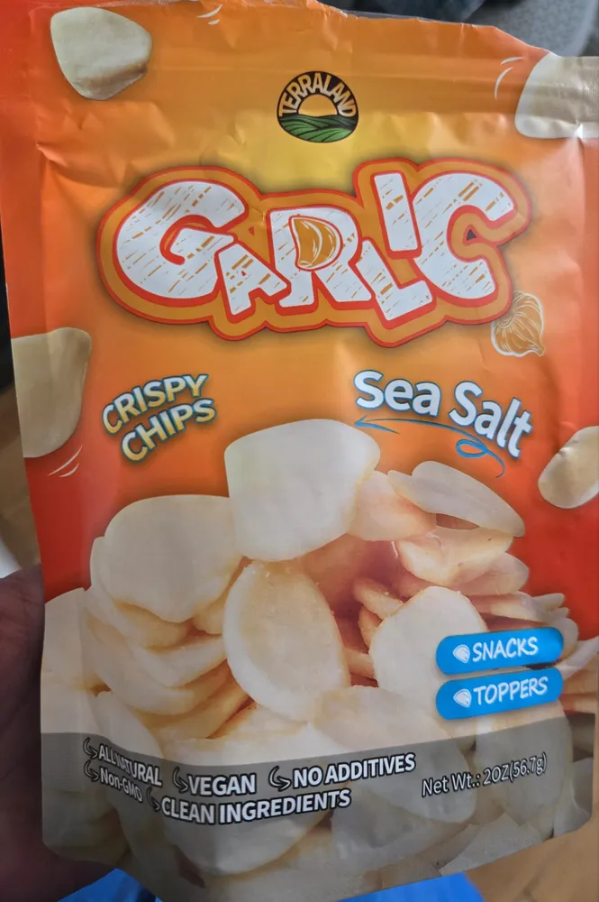 Garlic Crispy Chips Sea Salt