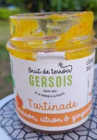 Tartinade potimaron citron gigembre