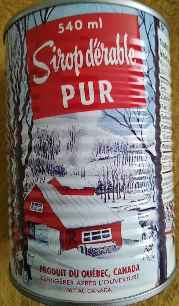 Sirop d'érable pur