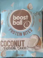 Protein bites, coconut fudge cake