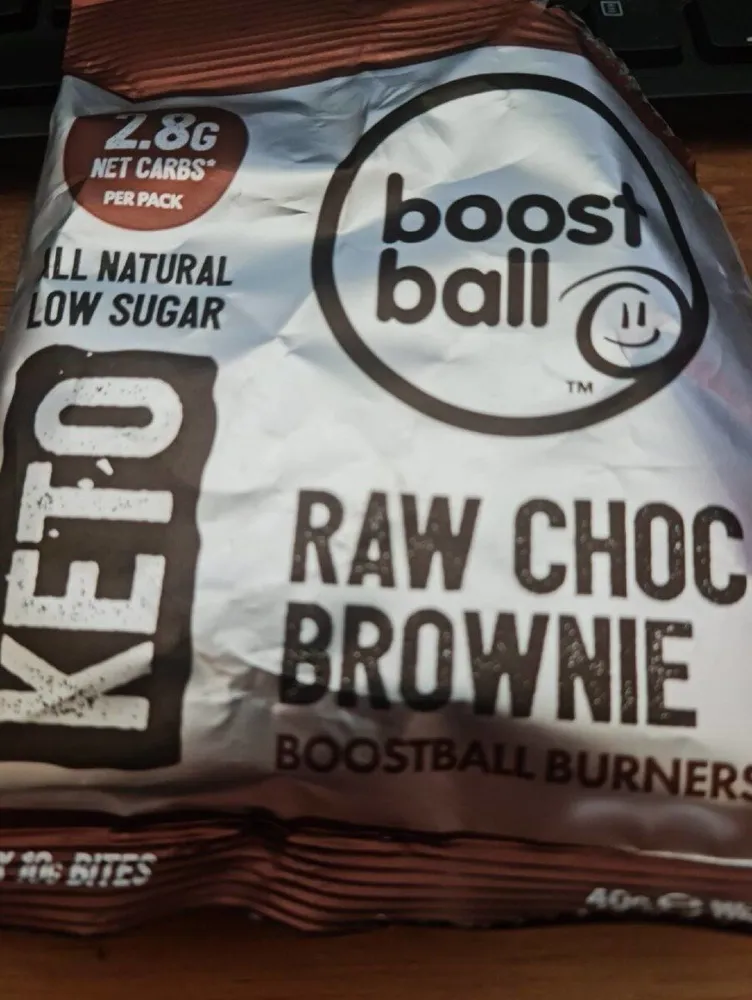 Keto Raw Choc Brownie Boostball