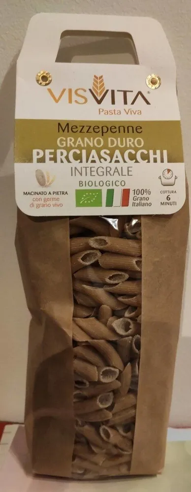 Mezzepenne grano duro Perciasacchi integrale biologico