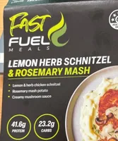 LEMON HERB SCHNITZEL & ROSEMARY MASH