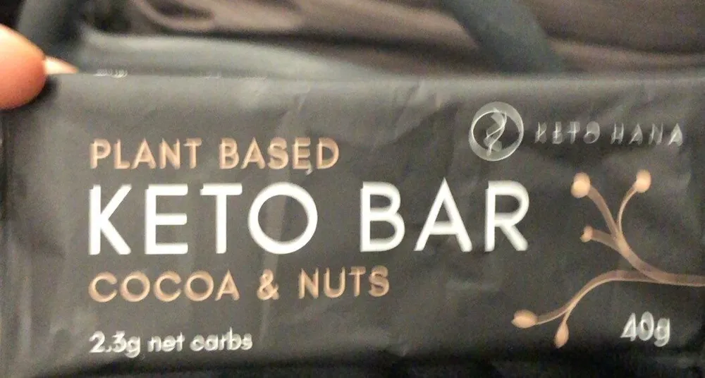 Keto Bar Cocoa & Nuts
