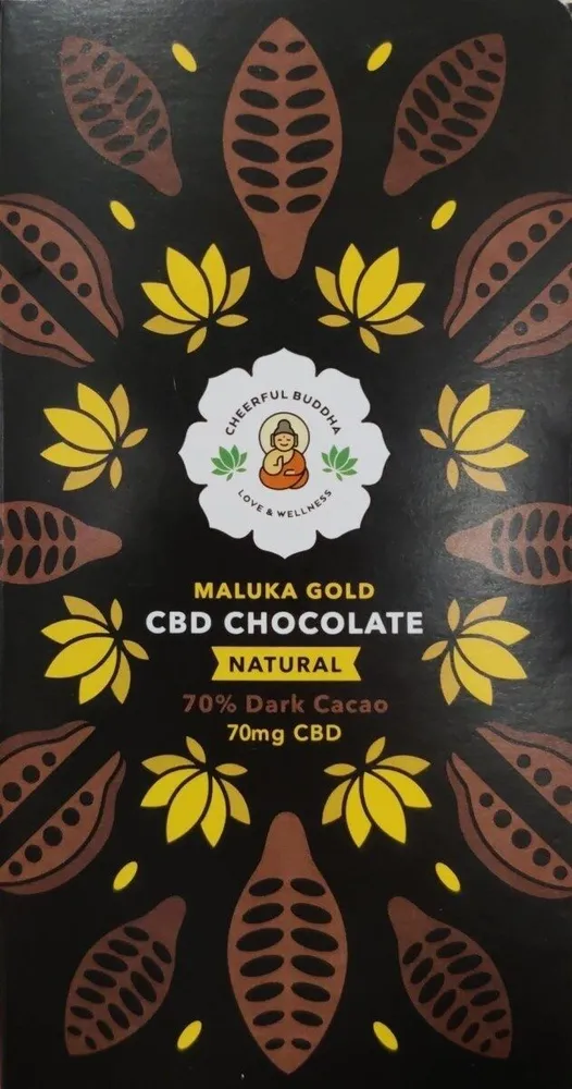 Maluka Gold CBD Chocolate 70 Dark Cacao