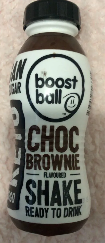 Choc brownie flavoured shake
