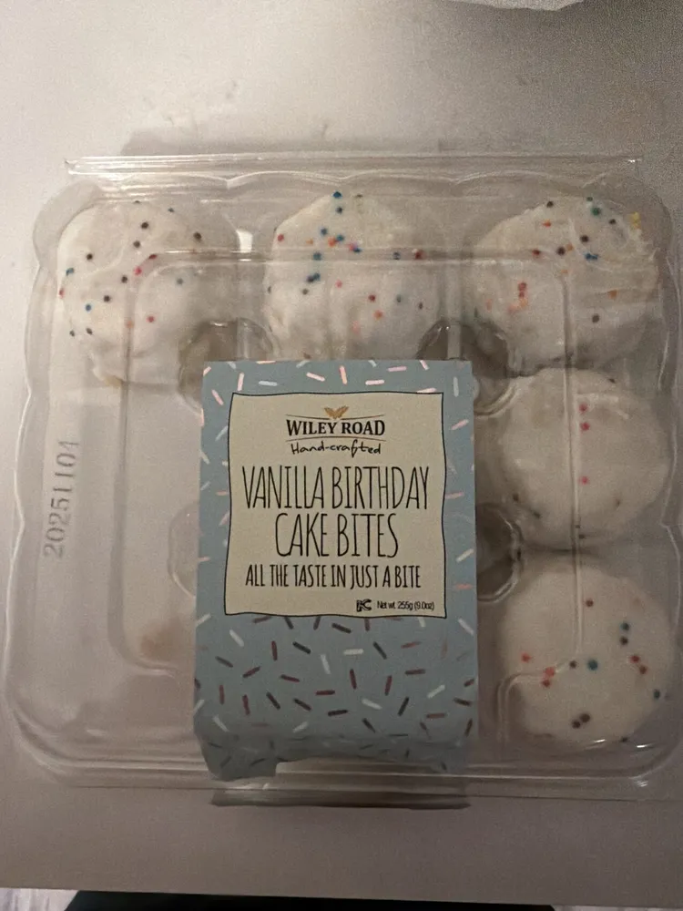 Vanilla Birthday Cake Bites