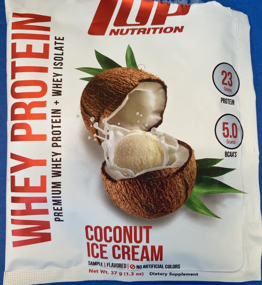 Whey Protein Coconut Ice Cream