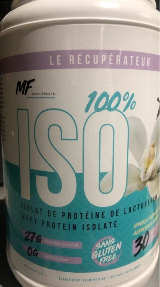 Isolat de proteine vanille
