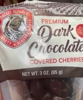 Dark chocolate covered cherries