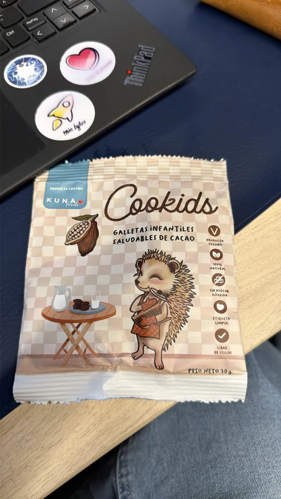 Cookids GALLETAS INFANTILES SALUDABLES DE CACAO