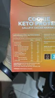 COOKIE KETO PROTEIN GALLETA CACAO NARANJA