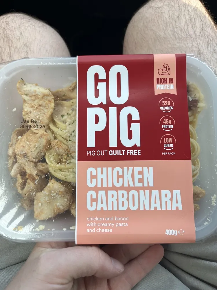Go Pig Chicken Carbonara