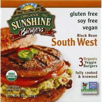 Organic South West Black Bean Burger