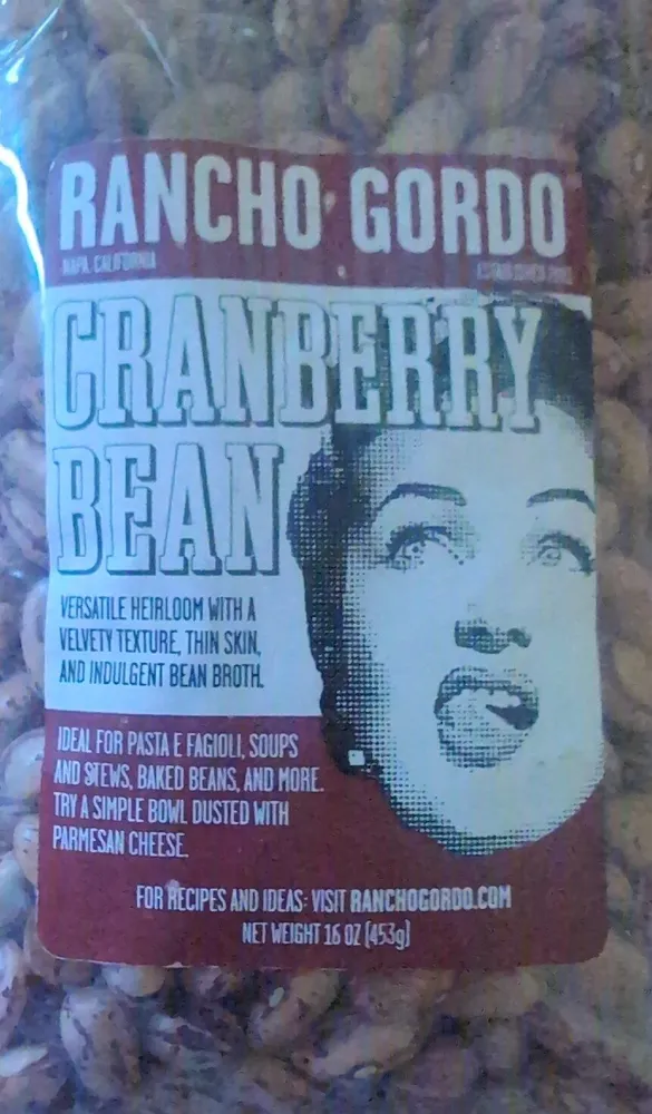 Cranberry heirloom beans