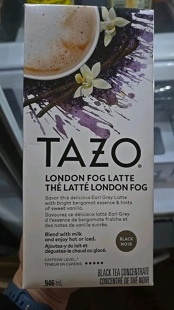 TAZO LONDON FOG LATTE BLACK TEA CONCENTRATE