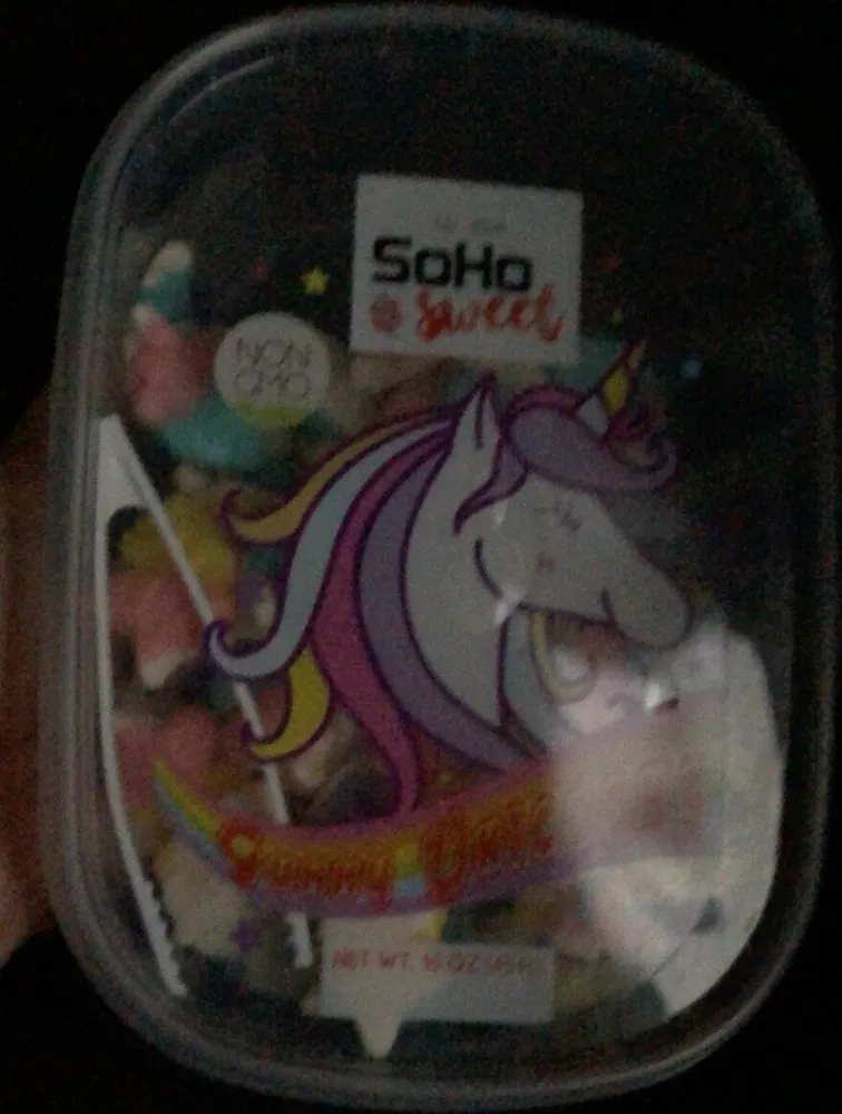 Soho Sweets gummy unicorns