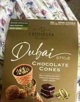 Dubai Style Chocolate Cones