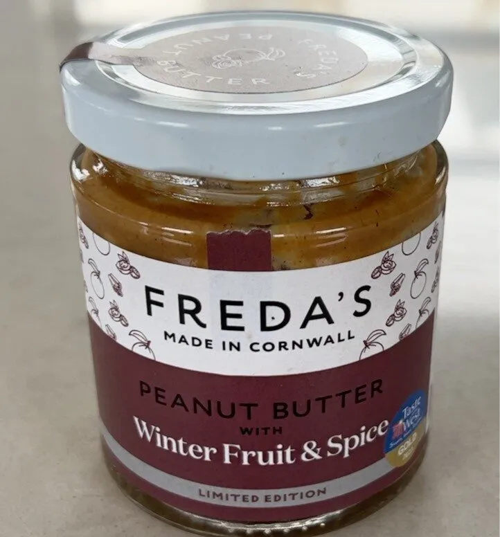 Peanut Butter with Winter fruit and spice